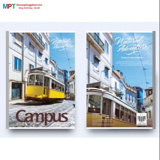 Vở kẻ ngang có chấm Campus Adventure 120 trang - Mua 10 quyển tặng 01 bút bi