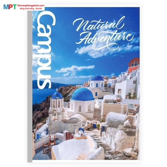 Vở kẻ ngang có chấm Campus Adventure 80 trang - Mua 10 quyển tặng 01 bút bi
