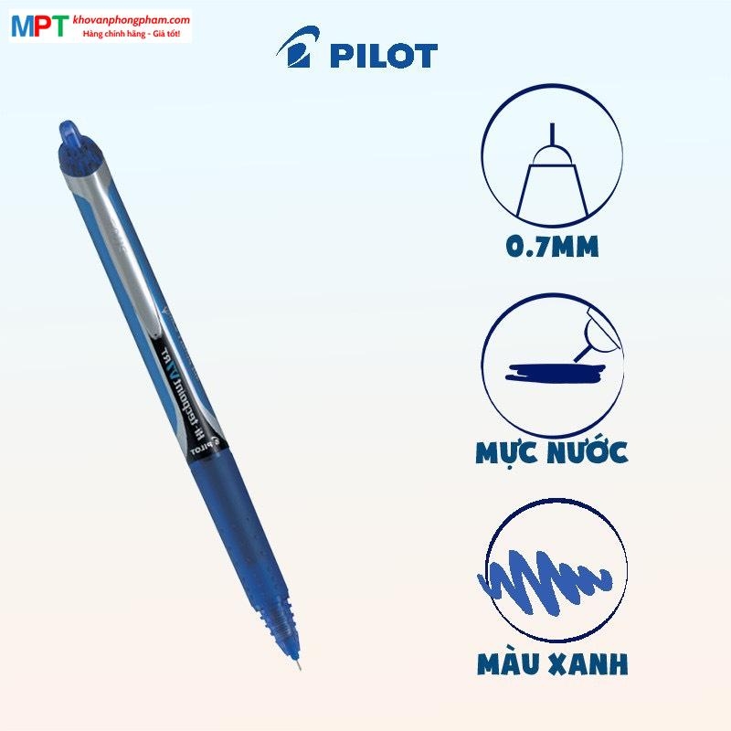 Bút mực nước Pilot HI-TECPOINT V7 RT nét 0.7mm (Bút bấm)