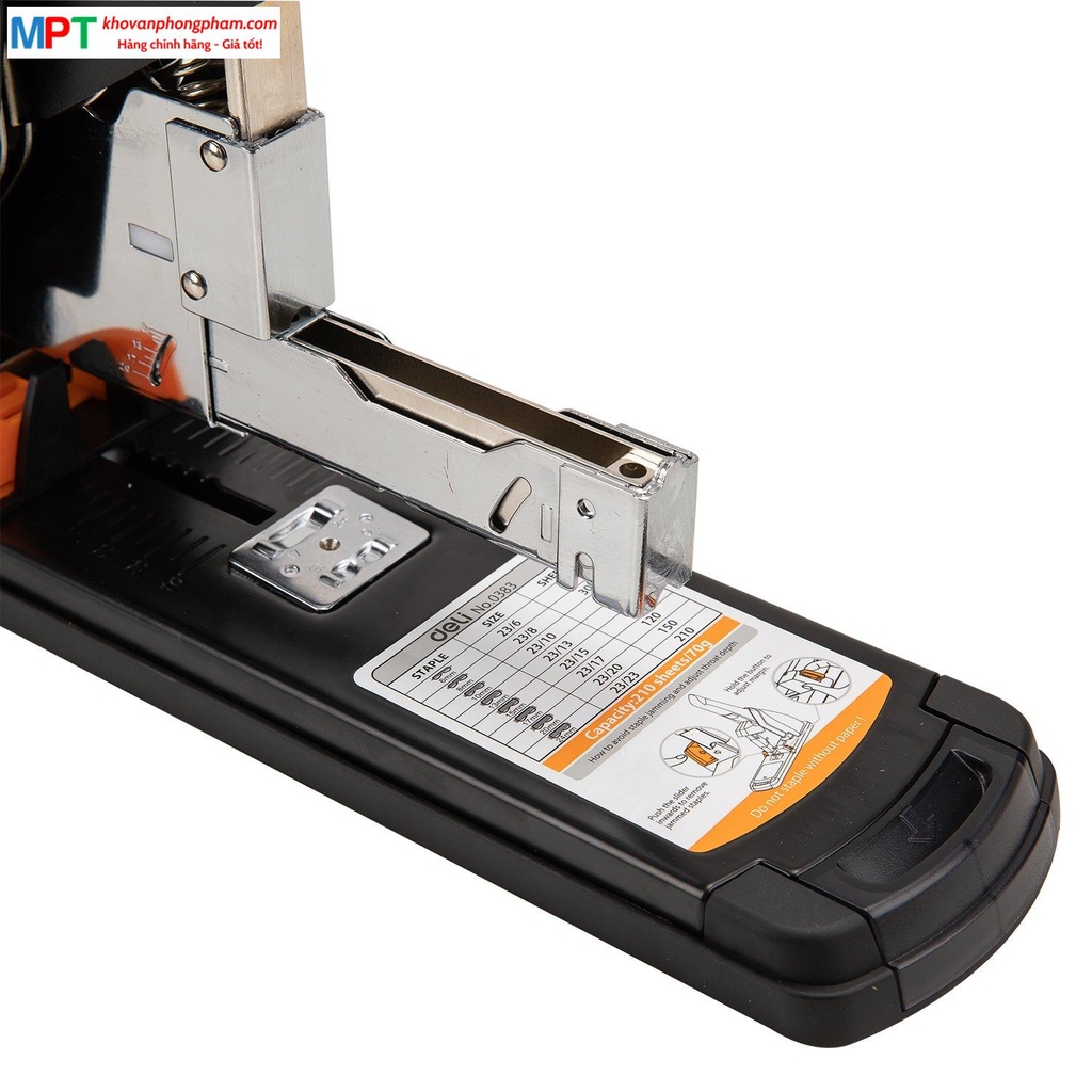 Dập ghim đại trợ lực Deli 0383 - Dập tối đa 210 tờ