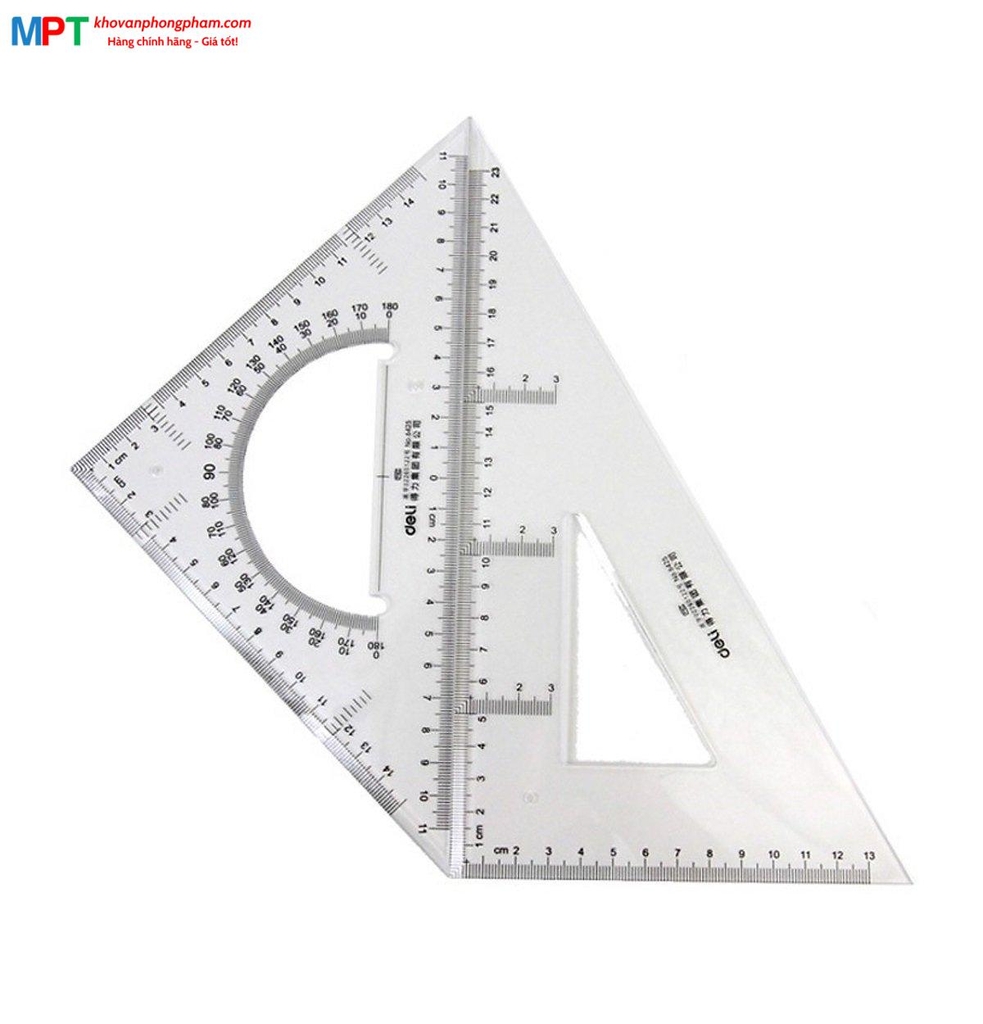 Bộ Thước Eke Deli 6430 - 28cm