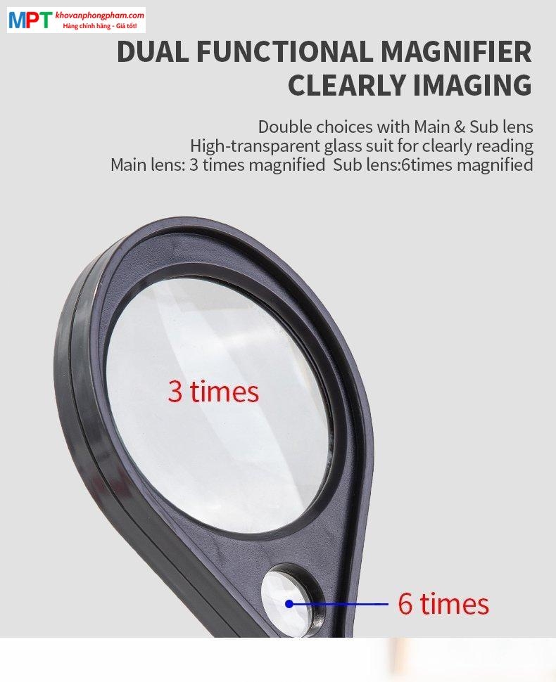 Kính lúp Deli 9091 - 60mm