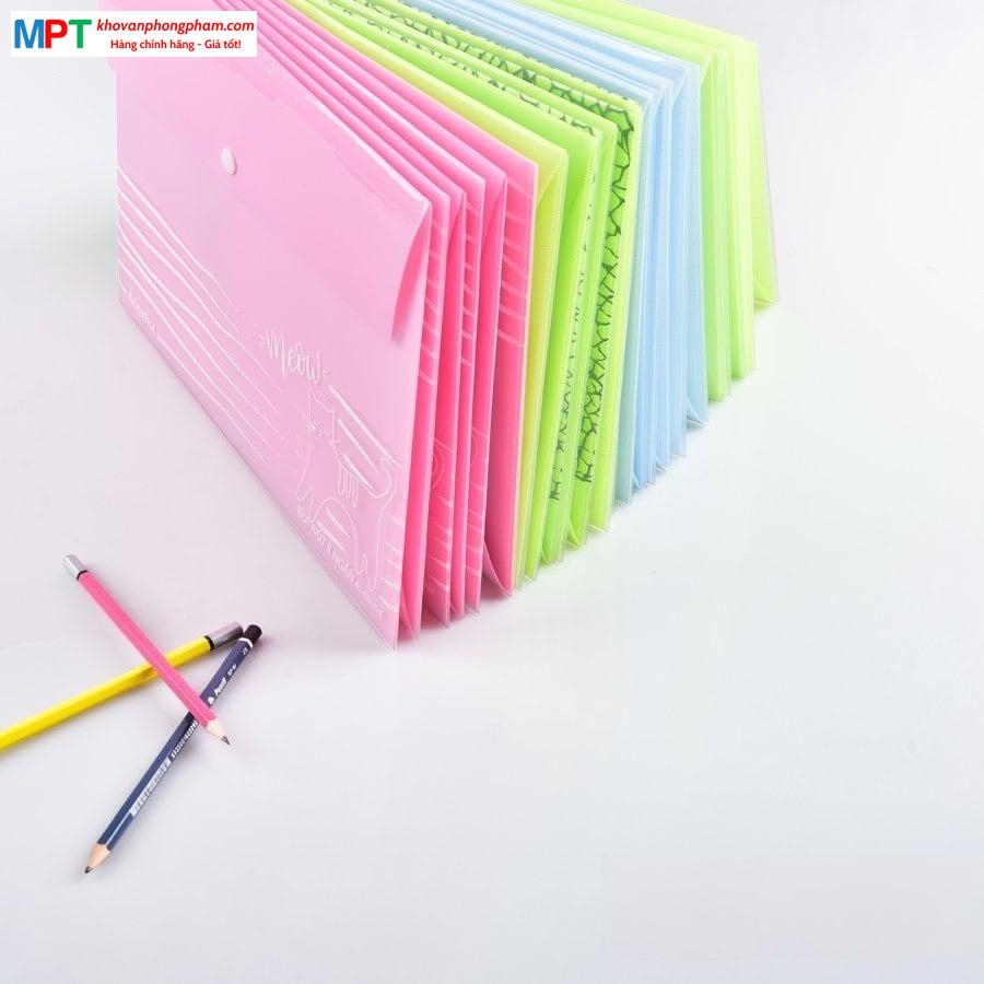 Bìa nút 3 ngăn Thiên Long Flexoffice FO-CBF018 (chứa 130 tờ A4)