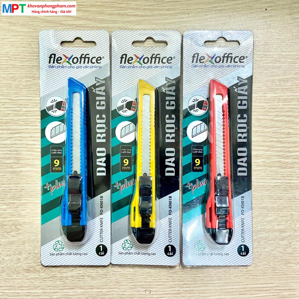 Dao rọc giấy Thiên Long Flexoffice FO-KN01B