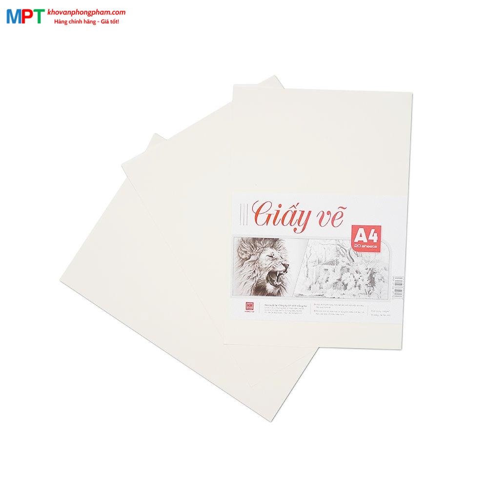 Giấy vẽ A4 Hồng Hà 20 tờ 4943