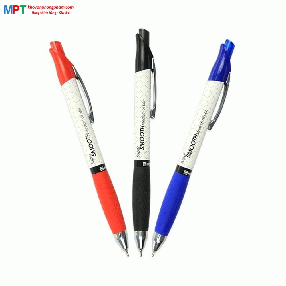 Hộp 12 Bút Semi-gel Hồng Hà 0.7mm SG-2606 - Tặng 1 bút nhớ dòng