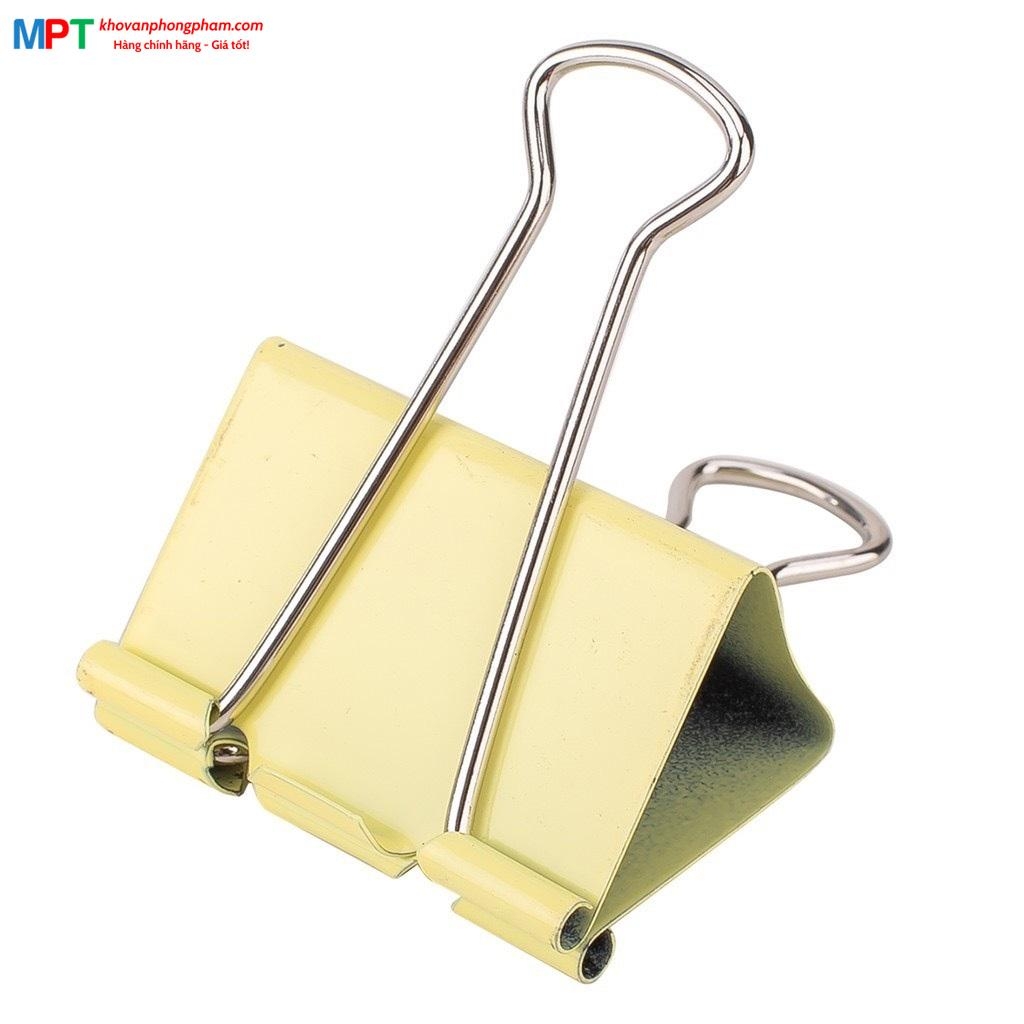 Kẹp bướm màu 25mm Deli E8554A - Hộp 48 cái