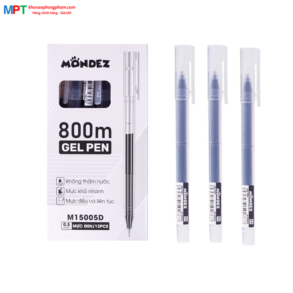 Bút gel MONDEZ M15005 Ngòi 0.5mm