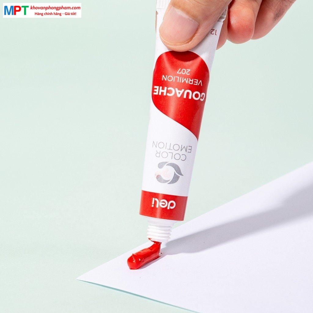 Màu nước Gouache dạng tuýp 12 màu Deli C11-12