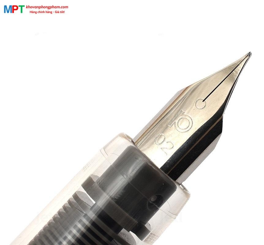 Bút máy Preppy F02 nét 0.2mm vỏ xanh ống mực tím