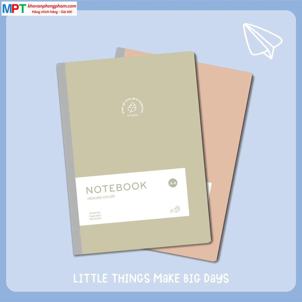 Sổ ghim A4 Hải Tiến An 200 trang 3491 - Định lượng 60gsm