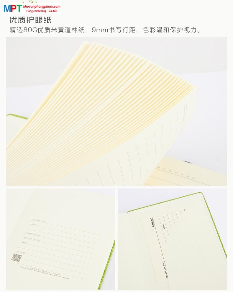 Sổ bìa da Heeton A50-863 khổ A6 (90x140mm)