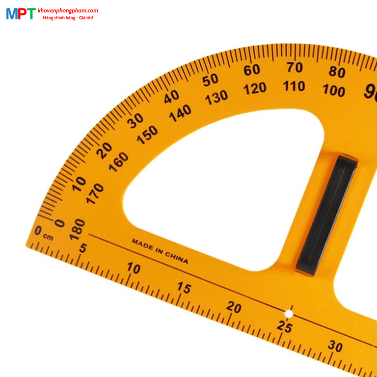 Thước đo độ 180 độ M&G ARL960N7 dành cho giáo viên có tay cầm