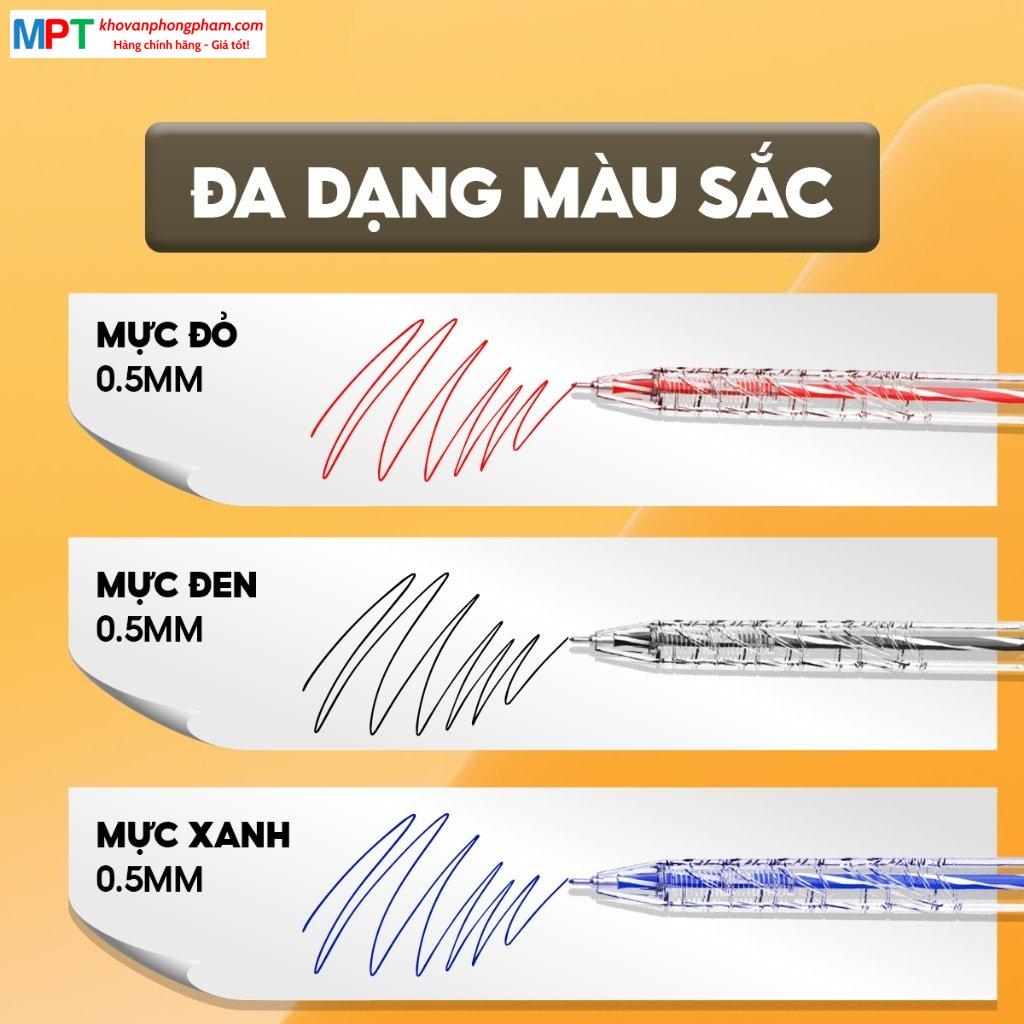 [GIÁ 1K...] Bút bi Thiên Long TL-079 nét 0.5mm (KM: Mua 10 tặng 1, mua 20 tặng 4)