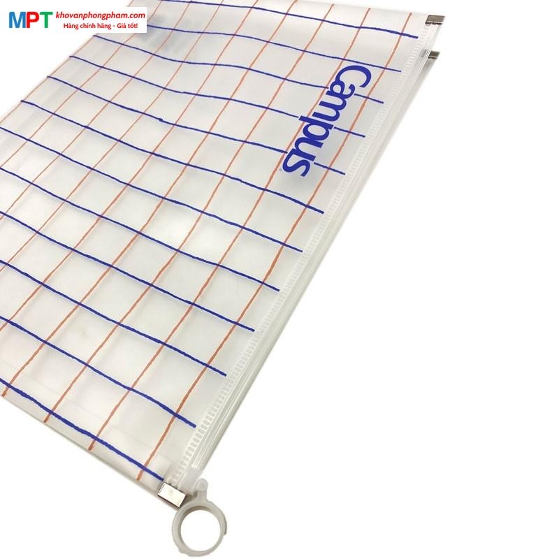 Túi đựng tài liệu có khóa Zip Campus Line Field A4