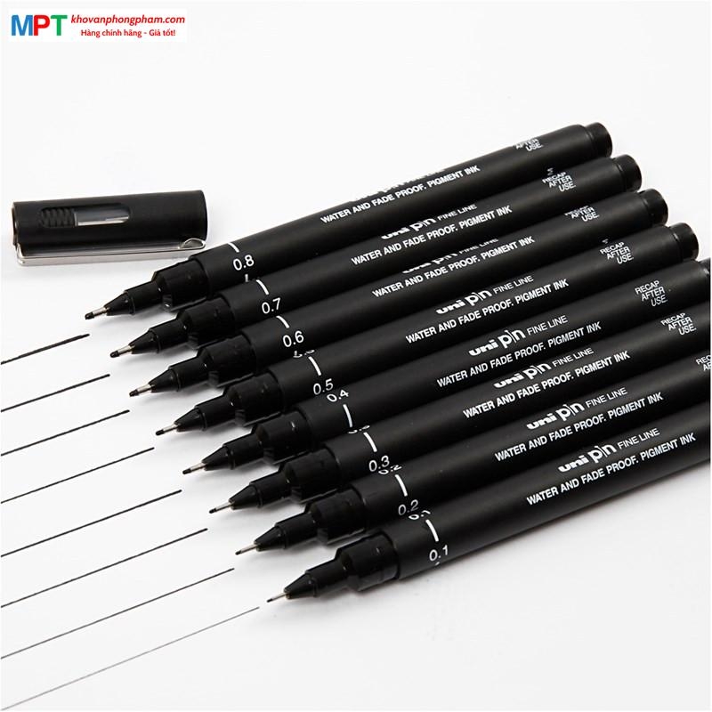 [CHÍNH HÃNG] Bút vẽ kỹ thuật Uni Pin 003-200 0.03mm (Bút kim số)