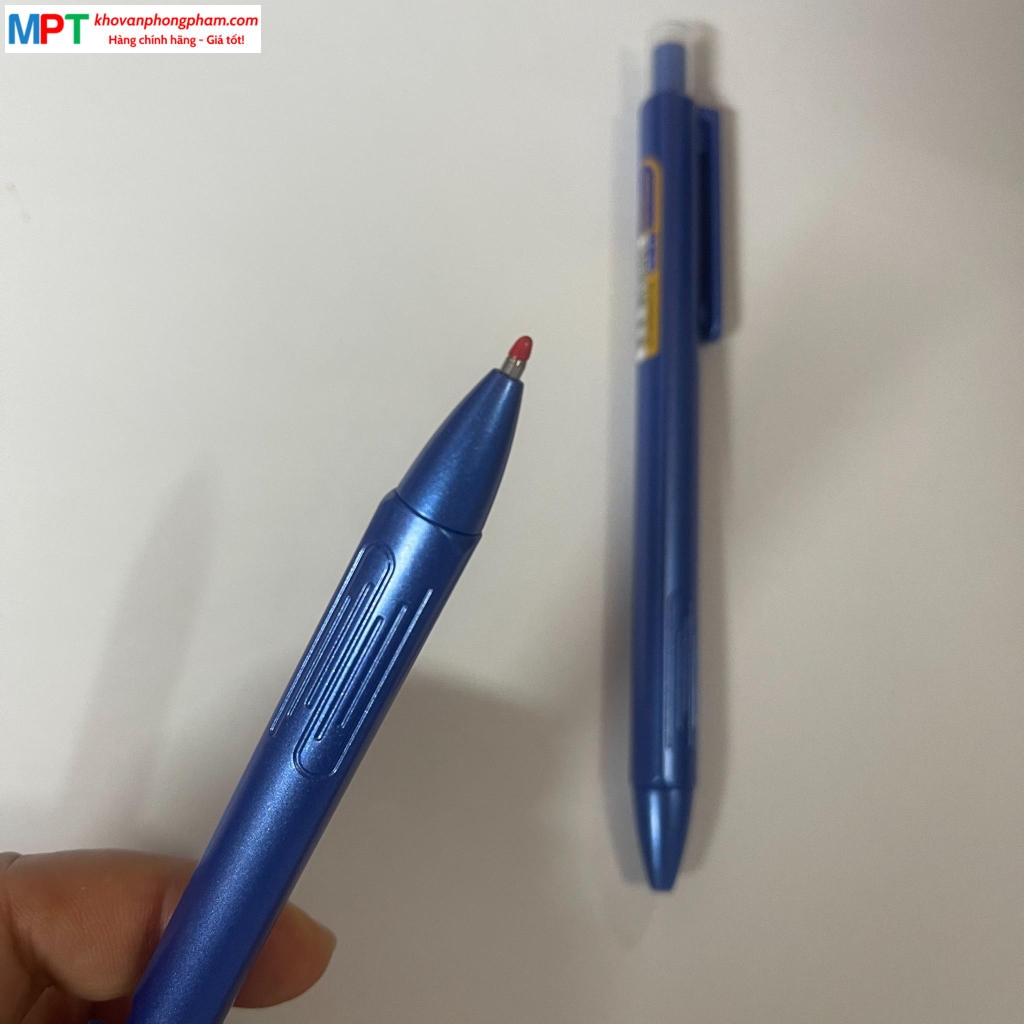 Bút gel bấm Việt Lợi VLG-809 ngòi 0.7mm - Mực xanh