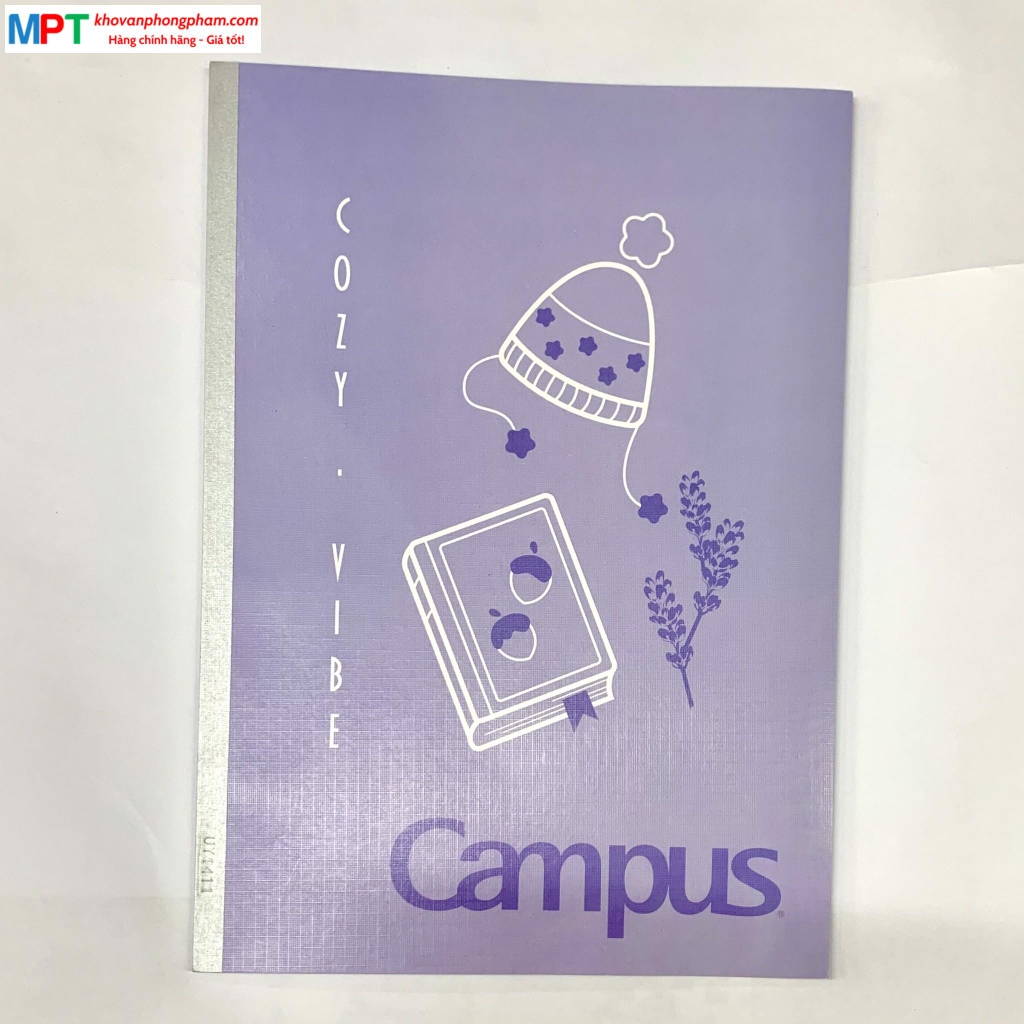 Vở Campus Muted Color 80 trang (Dòng kẻ ngang) - Mua 10 quyển tặng bút bi