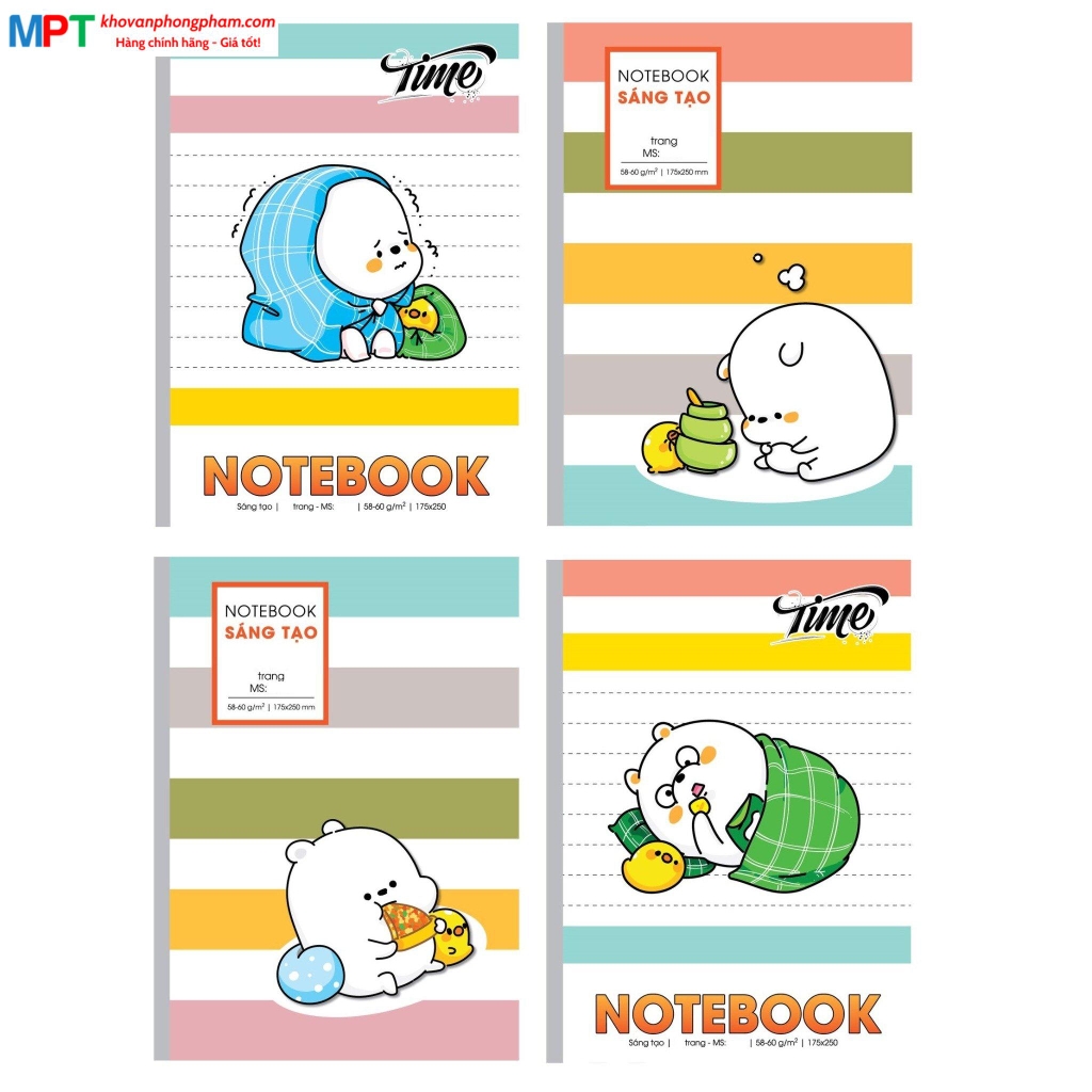 Vở kẻ ngang Hải Tiến 72 trang Sáng Tạo 2647 - Định lượng 60gsm - Mua 10 quyển tặng 01 bút bi