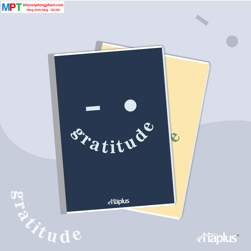 Vở kẻ ngang Haplus 120 trang Time 5518 - Định lượng 60gsm - Mua 10 quyển tặng 01 bút bi