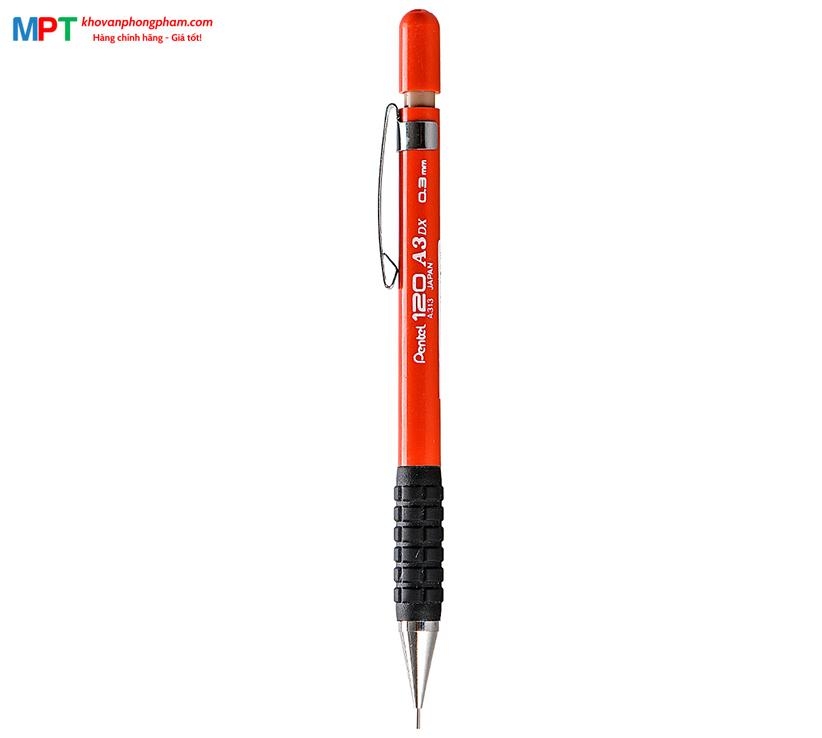 [CHÍNH HÃNG - DO GOLDEN PEN NHẬP KHẨU] Bút chì kim kỹ thuật Pentel A313 ngòi 0.3mm