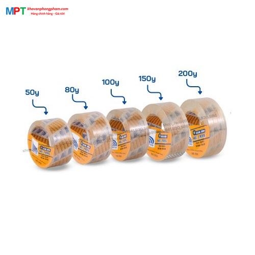 Băng dính siêu trong MATAS 150Y MT3015 (Dài 136m) - siêu dính, siêu bền