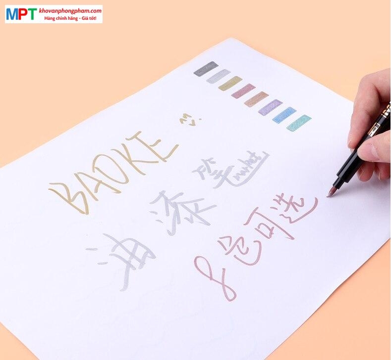 Bút nhũ 8 màu Baoke MP570