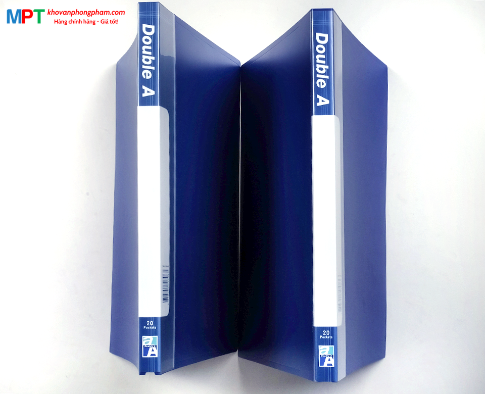 File lá 20 Trang Double A màu xanh