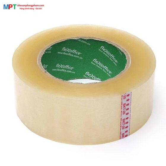 Băng keo trong Flexoffice BKT20/FO - bề rộng 48mm, dài 200 Yard tương đương khoảng 182m