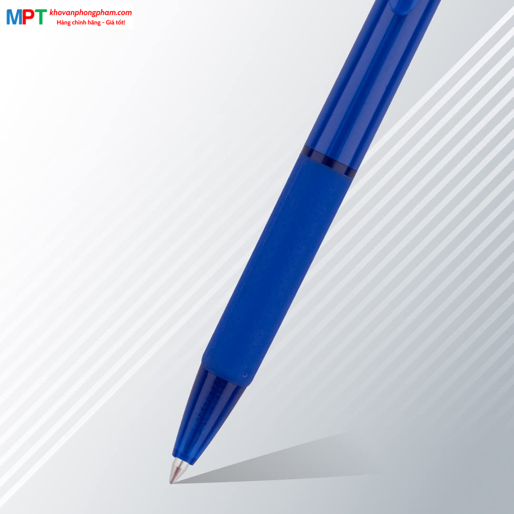 Bút bi PILOT BP-1RT ngòi 0.7mm - Mực xanh (Viết siêu trơn, dùng để đi thi) - Xuất xứ Nhật Bản