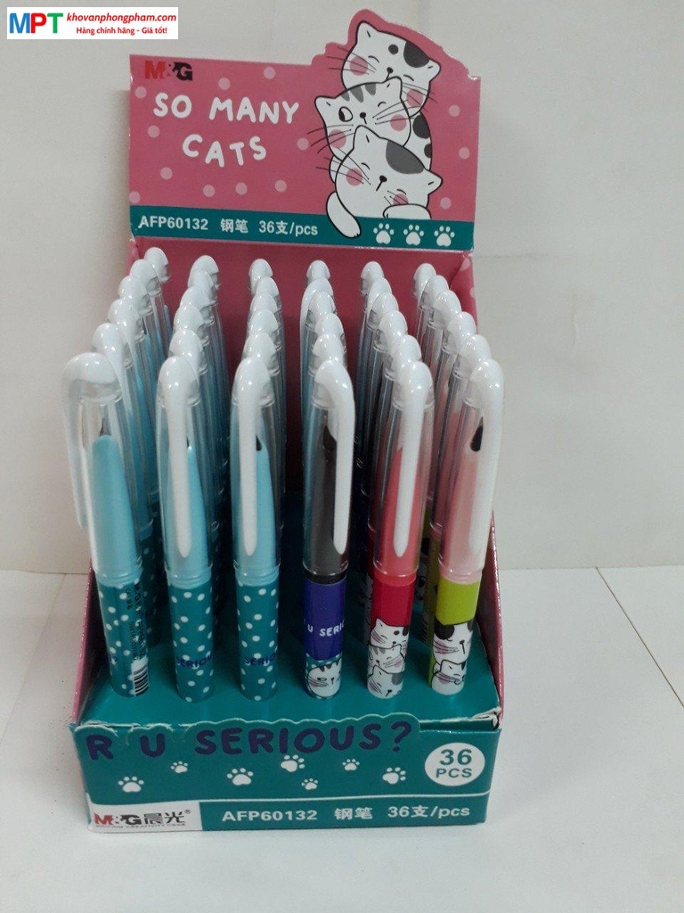 [GIÁ 1K...] Bút máy M&G AFP60132 (hình con mèo)