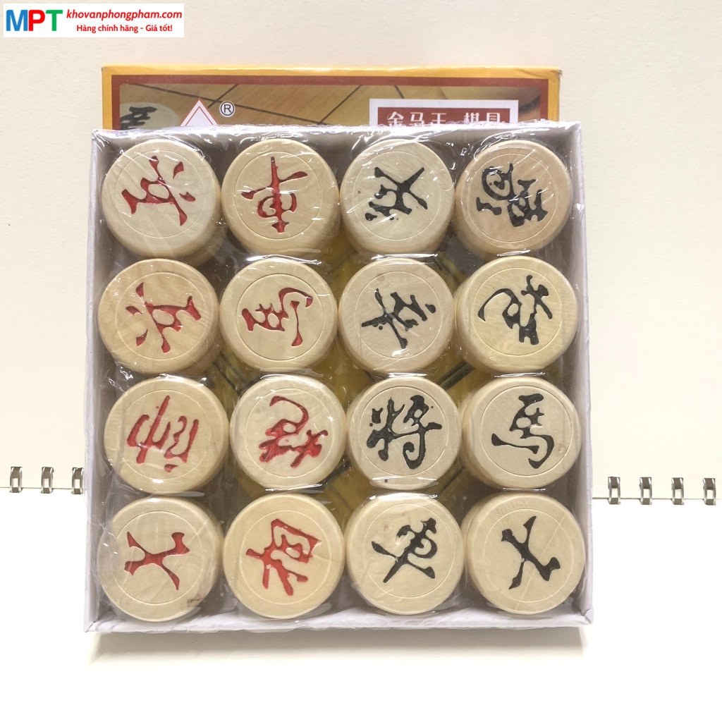 Cờ tướng quân gỗ cỡ 4/9 CL-8840 (quân to 4cm)