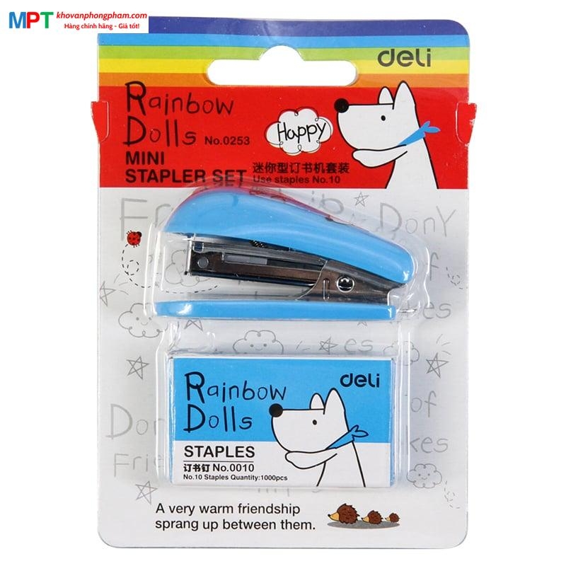 Dập ghim số 10 Deli 0253 kèm ghim