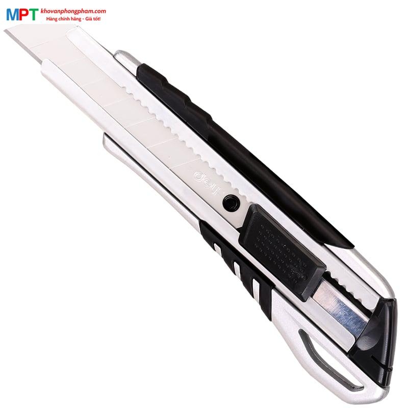 Dao rọc giấy thân thép bọc cao su Deli 2057