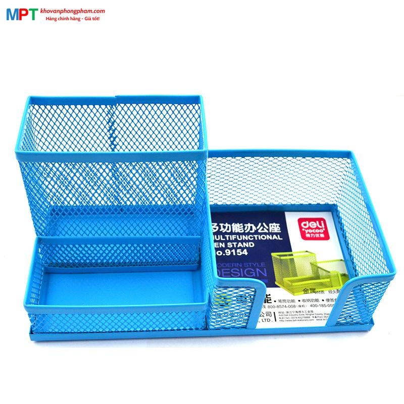 Cắm bút bằng sắt Deli 9154