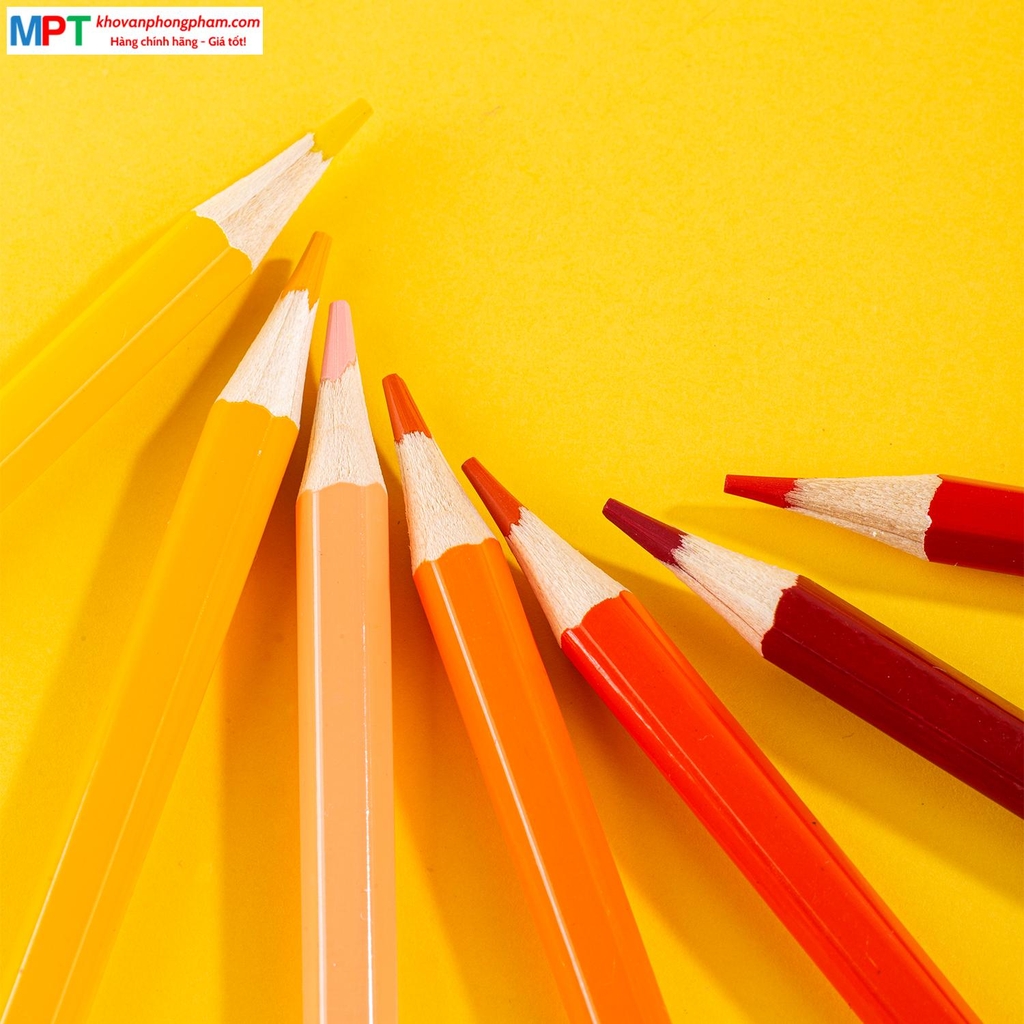 Bút chì màu 24 màu Larva Deli EC115-24