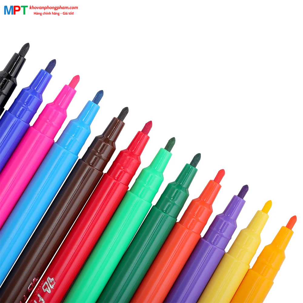 Dạ 12 màu Thiên Long FP-01 - Bút lông màu