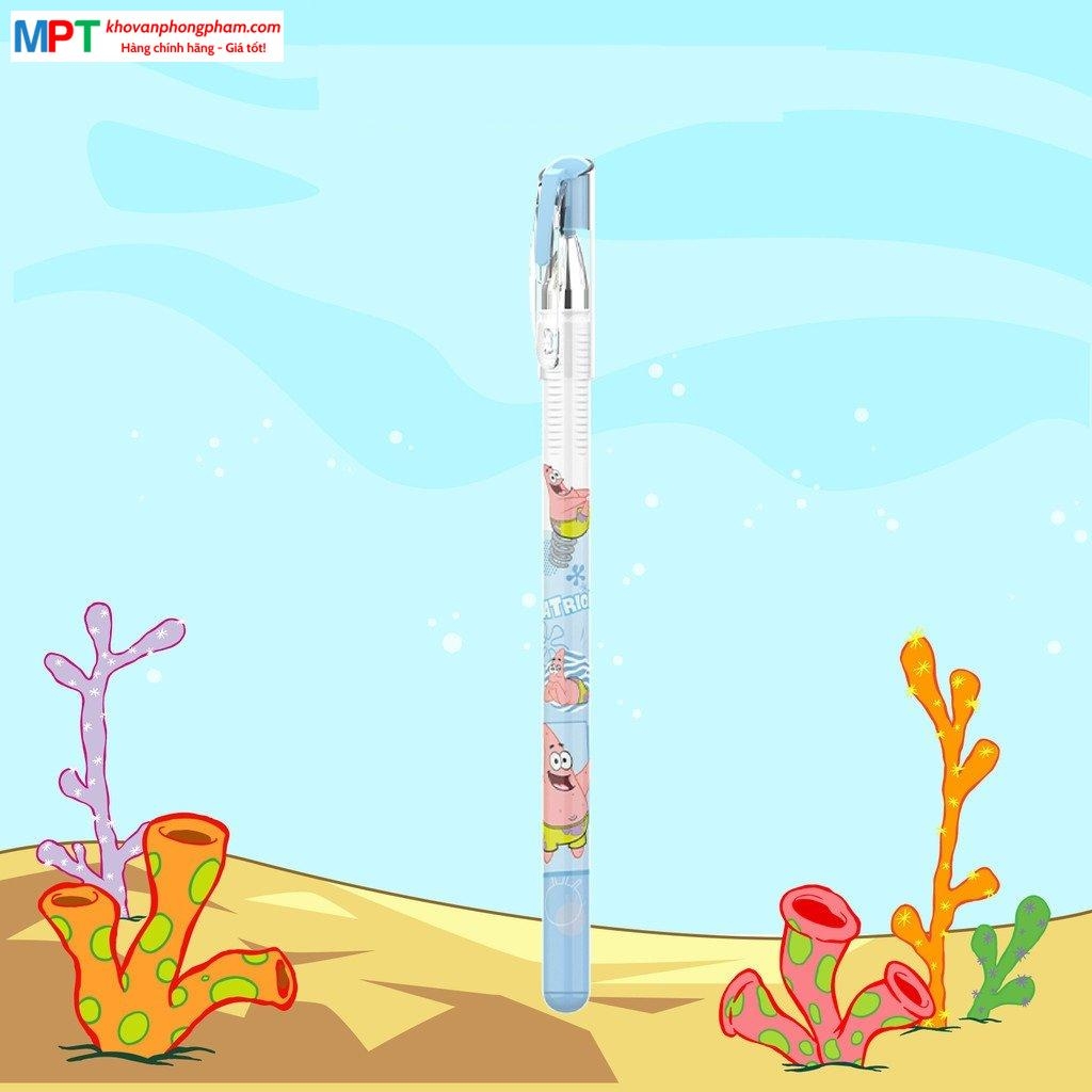 Bút gel Deli EG91-PR ngòi 0.5mm - Mực tím, Mực nhanh khô nét đều