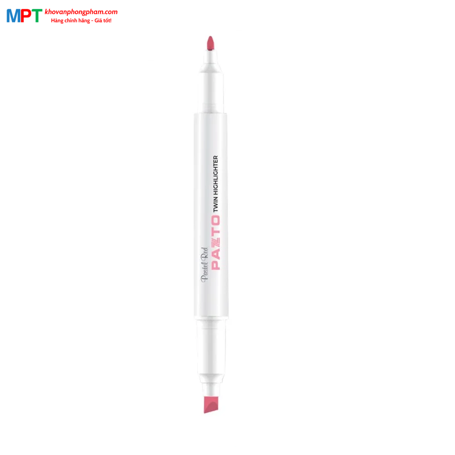 Hộp 5 Bút dạ quang màu Pastel Thiên Long Pazto HL-016 - Bút dạ quang rửa được và Không để lại vết khi Photocopy