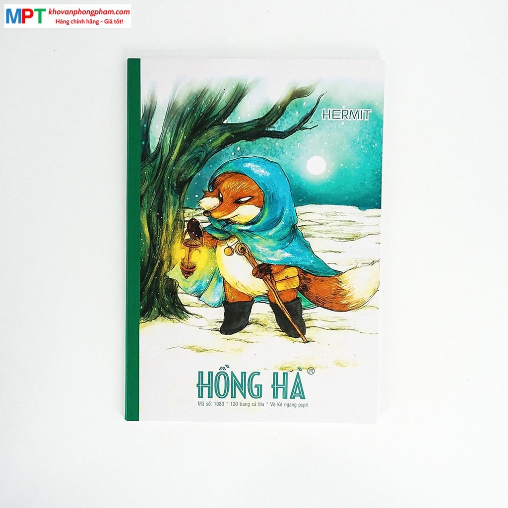 Vở Hồng Hà 120tr 1080 (Kẻ Ngang) - Mua 10 tặng 5 (Mua 01 thùng 120 quyển tặng thêm 15 quyển)