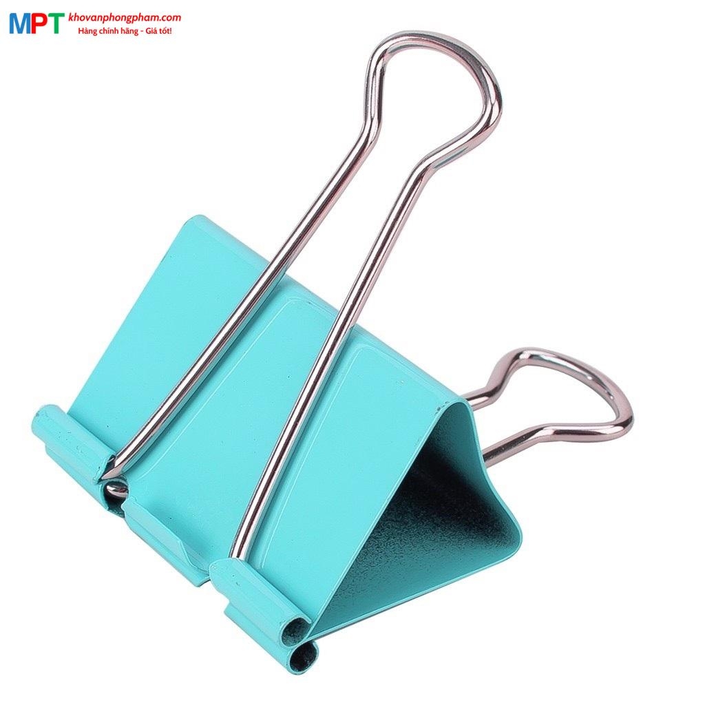 Kẹp bướm màu 51mm Deli E8551A - Hộp 12 cái