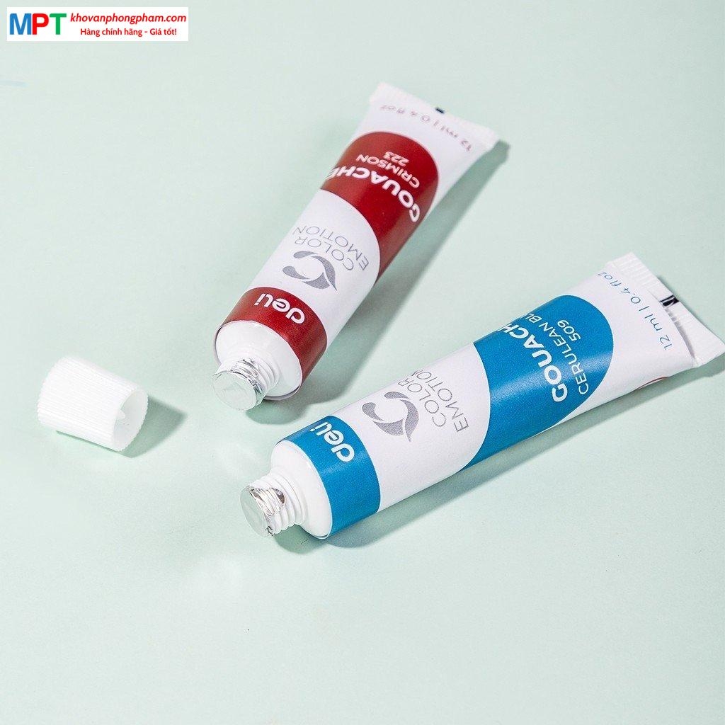 Màu nước Gouache dạng tuýp 12 màu Deli C11-12