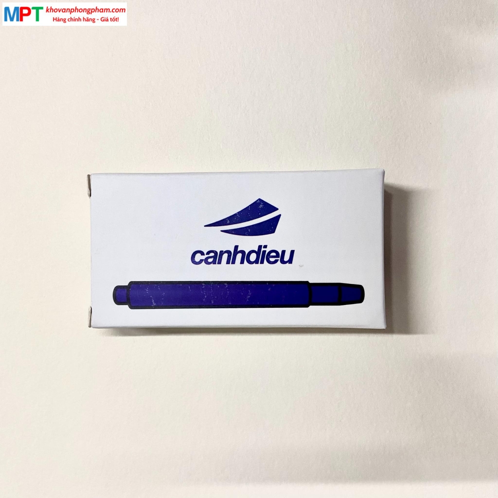 Hộp 10 ống mực Cánh Diều 2 đầu cắm 1.1ml - Mực tím