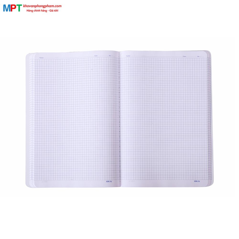 Sổ bìa bồi caro Hồng Hà 300 trang Subject A4 4551