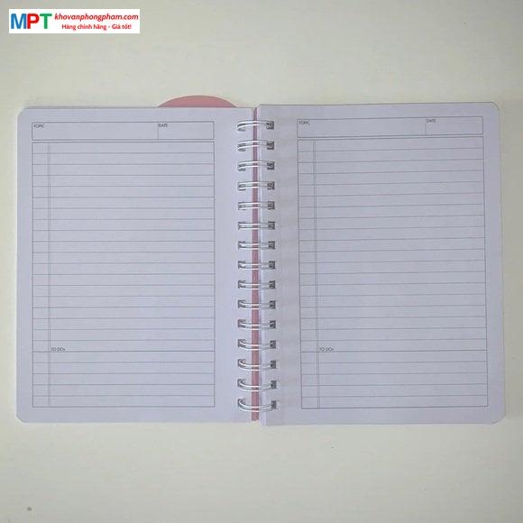[THANH LÝ] Sổ lò xo bìa nhựa A5 Studio C 160 trang 3705