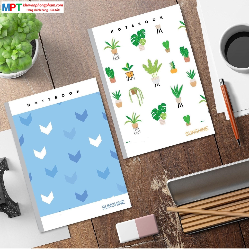 Sổ may gáy Sunshine A4 Hải Tiến 400 trang 3699 - Bìa bồi cao cấp (210x297mm)