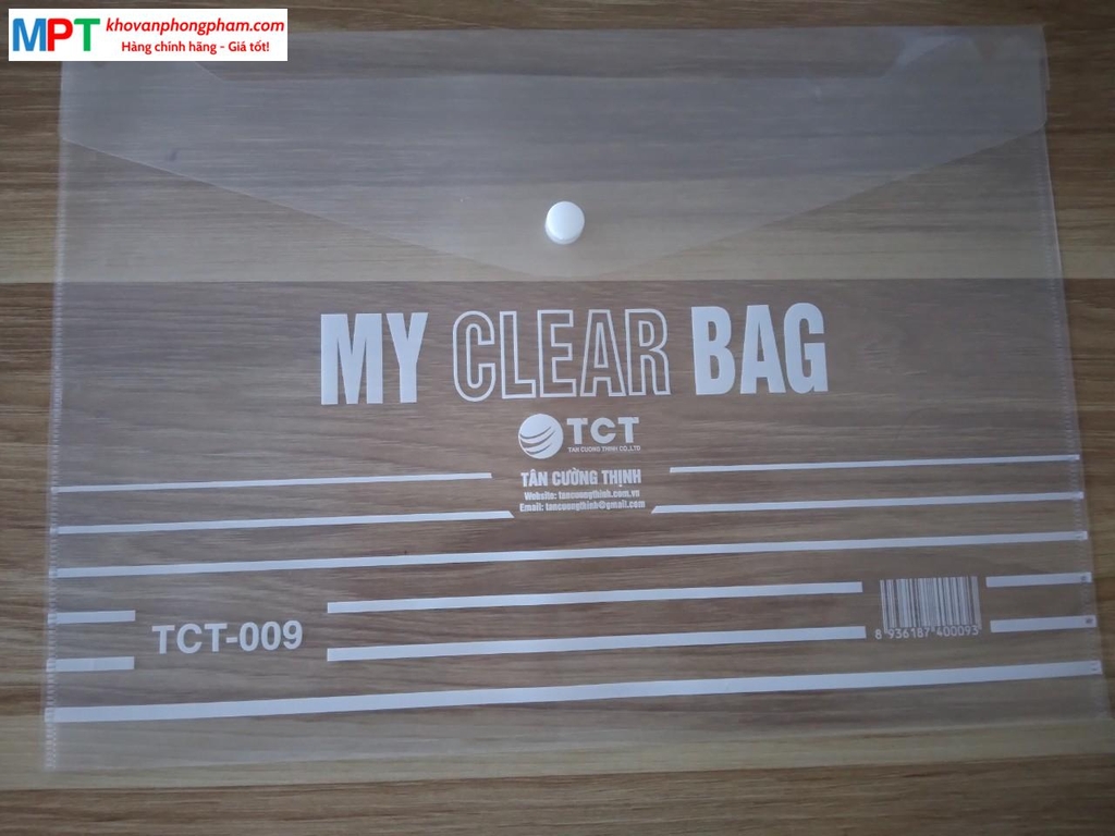 [SIÊU RẺ] Túi Clear bag khổ A TCT009 - Loại mỏng dày