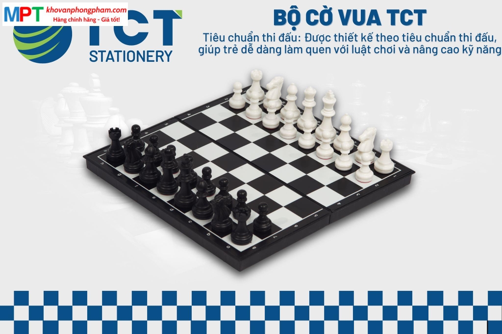 Bộ cờ vua cao cấp TCT 4228 - Bảng gấp, có nam châm