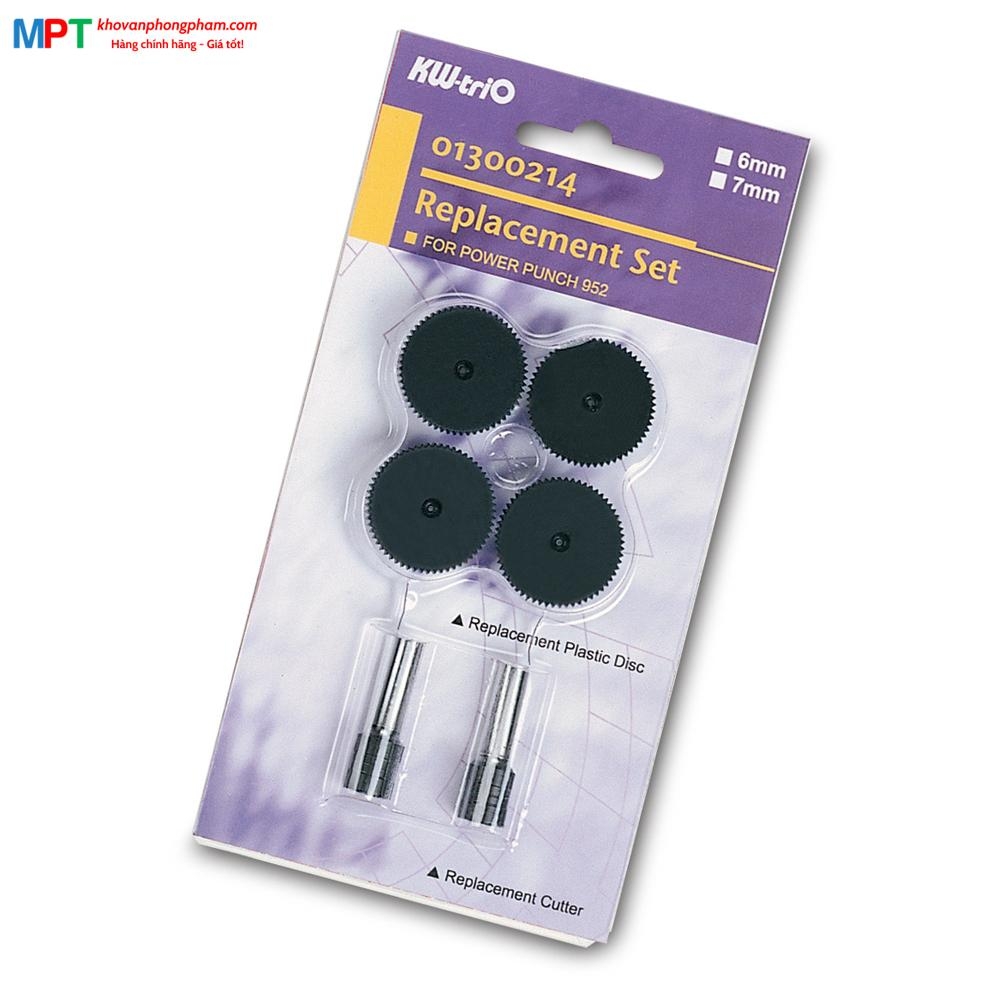 [CHÍNH HÃNG] Lưỡi dao đục lỗ Kw-TriO 952 (Bộ lẻ: 1 lưỡi dao + 2 đĩa nhựa)