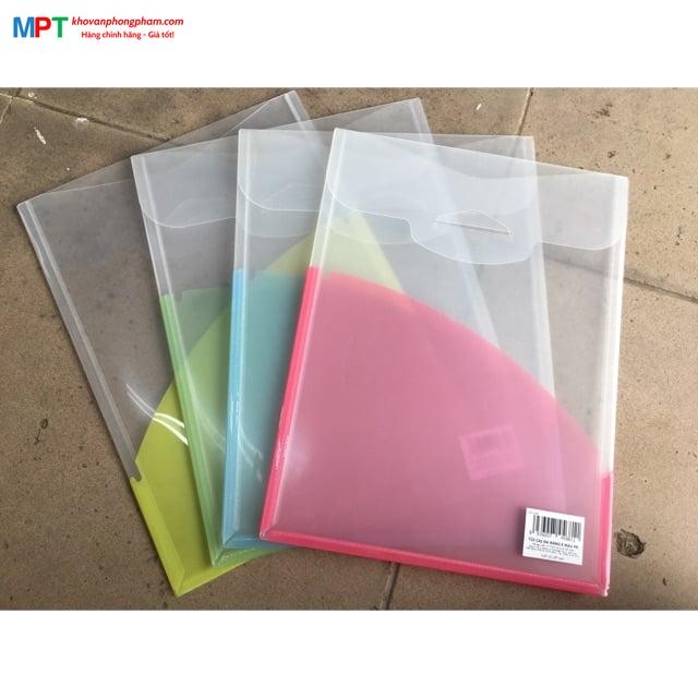 Túi cài đa năng Plus A4S Pasty - cài dọc - 5 màu lựa chọn